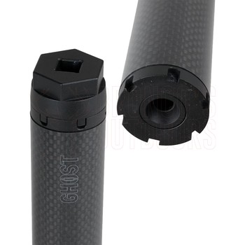 GHOST Silencers Rimfire Carbon Silencer 1/2x20 or 1/2x28