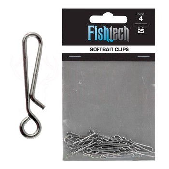 Fishtech Softbait Clip 25pc