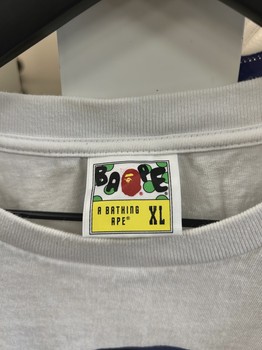 Bape White Blue Tee • Pre-Owned [4014] - view 2