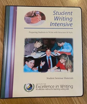 Used IEW STUDENT WRITING INTENSIVE GROUP B - DVDs & NOTEBOOK