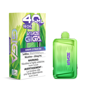 KRAZE GIGA 150K - Grape Citrus Ice