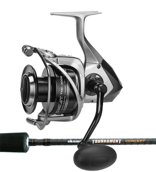 Okuma Tournament Concept Stickbait 7'9" PE: 4-6 + Okuma Tomcat 8000 spooled Braid 45lb-210m