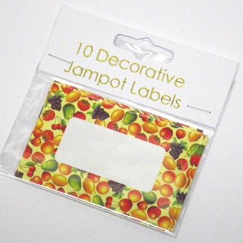 JAMPOT LABELS -FRUIT DESIGN (25 LABEL)