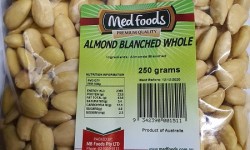 Med Foods Armond Blanched Whole 250g ***