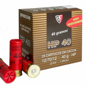 Fiocchi HP 40 12g 2¾" Packets