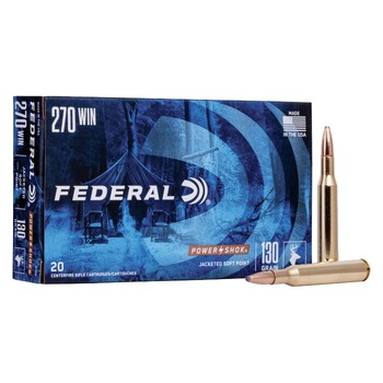 Federal Power Shok Soft Point .270 130gr