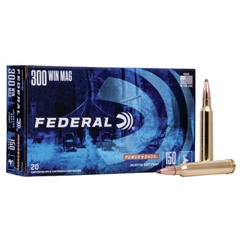 Federal Power Shok Soft Point 300 Win Mag 150gr