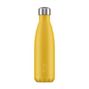 CHILLY'S 500ML MATT BURNT YELLOW BOTTLE