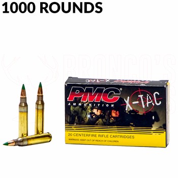 PMC X-TAC 5.56x45mm 62gr Green Tip 1000 Rounds