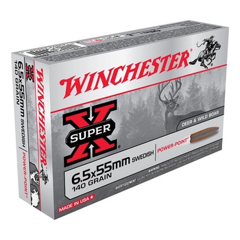 Winchester Super X 6.5x55 Swede 140gr Power Point