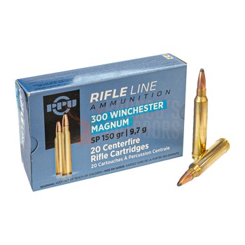 PPU Rifle Line .300 Winchester Magnum 150gr SP