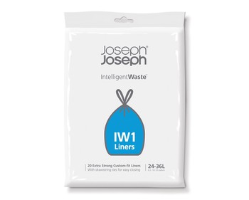 JOSEPH JOSEPH IW1 24-36 LITRE BIN LINERS - PACK OF 20