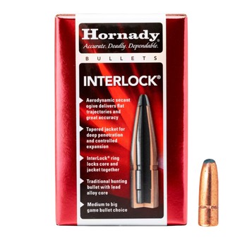Hornady InterLock .303 Cal .312" 174gr RN Projectiles x100