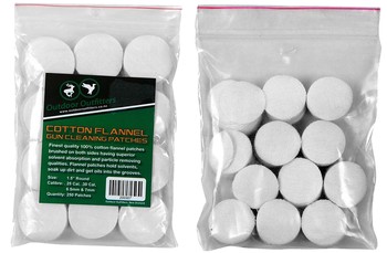 Outdoor Outfitters Gun cleaning patches Round x250