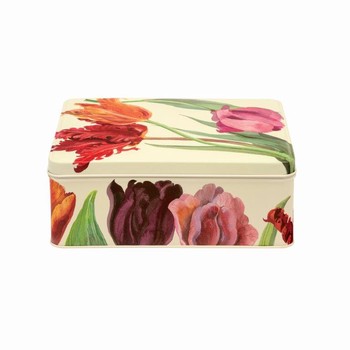 EMMA BRIDGEWATER FLOWERS DEEP RECTANGULAR TIN