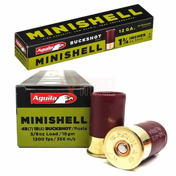 Aguila Minishell 12g 1¾" 18gr Buckshot