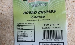Med Foods Bread Crumbs Course 500g