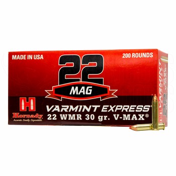 Hornady Varmint Express .22WMR 30gr V-Max 200 Rounds