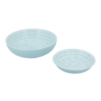 GREEN DASH SMALL ROUND DISH
