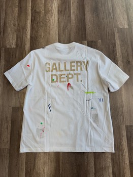 Lanvin x Gallery Dept. Logos Printed T-Shirt With Paint Marks White  • Brand New [9590] - view 2
