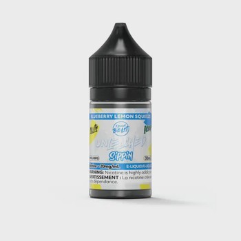 Flavour Beast Unleashed Sippin' - Blueberry Lemon Squeeze 30ml Salt