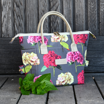 HYDRANGEA CONVERTIBLE LUNCH BAG - DARK STONE