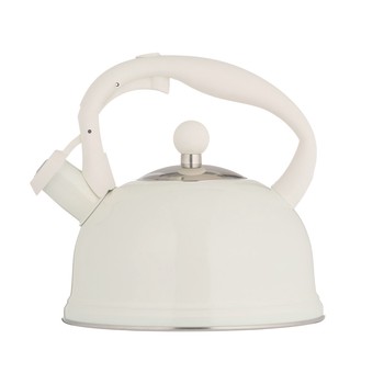 TYPHOON CREAM STOVE TOP KETTLE - 1.8 LITRES