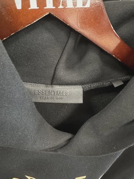 Essentials black hoodie • Brand New [7636] - view 4