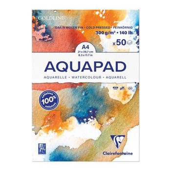 Goldline Aquarelle Aquapad 300g (D)
