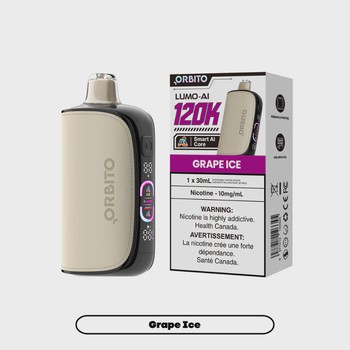Orbito Lumo AI 120K 10mg - Grape Ice