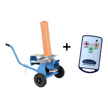 Promatic Pigeon Auto Clay Target Thrower + Key Fob Radio Release Set