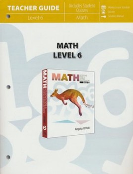 MB Teacher's Guide Math Level 6 Like New