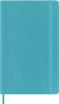 Moleskine - Reef Blue Notebook Large Plain Soft - QP618B35