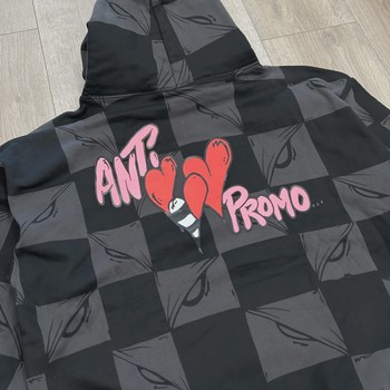 Matty Boy Anti Promo 99 Eyez Hoodie 'Black/Grey • Pre-Owned [9715] / L / Pre-Owned - view 3