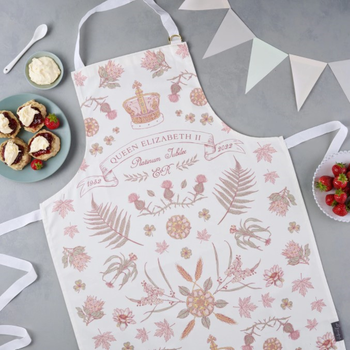 QUEEN'S PLATINUM JUBILEE COTTON APRON