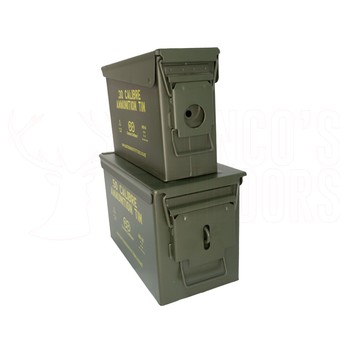 Outdoor Outfitters .30 Cal V2 + .50 Cal Lockable Ammunition Tin Combo