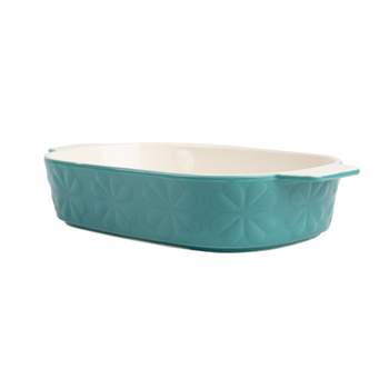 CARNABY CERAMIC SMALL OVEN DISH - TEAL