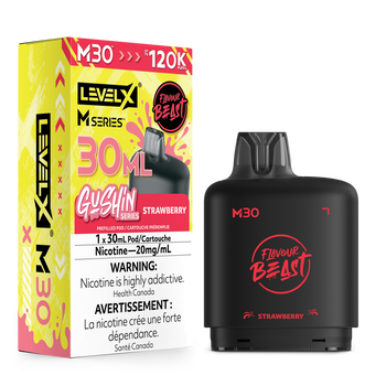 Level X Flavour Beast Gushin' Series M30 120K Pod - Strawberry