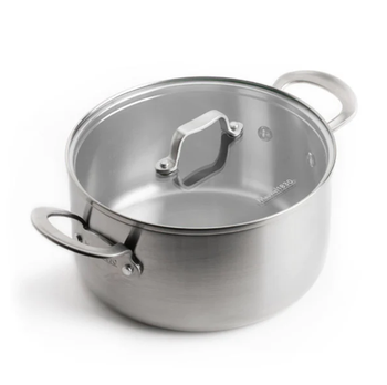MAUVIEL TRI-PLY STAINLESS STEEL STOCKPOT / CASSEROLE - 20CM