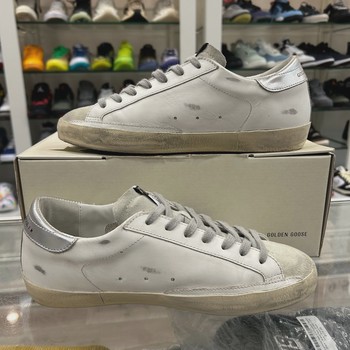 Golden Goose Men's Super-Star 'White Leather Black Nubuck Star' • Pre-Owned [6151] - view 10