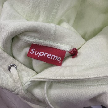 Supreme Tonal S Logo Hooded Sweatshirt Pale Lime • Pre-Owned [4554] - photo 4
