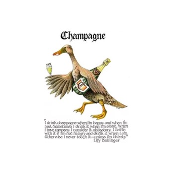 SIMON DREW CARD - CHAMPAGNE