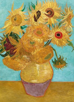 Museums & Galleries Vase With Twelve Sunflowers KZB015