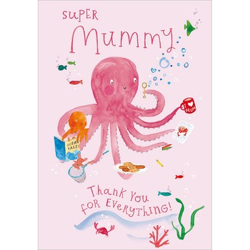 Woodmansterne - Octopus doing things underwater - 618550