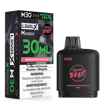Level X Flavour Beast M30 120K Pod - Weekend Watermelon Iced