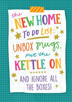 Paper Rose - New Home To Do List Card - CPP197