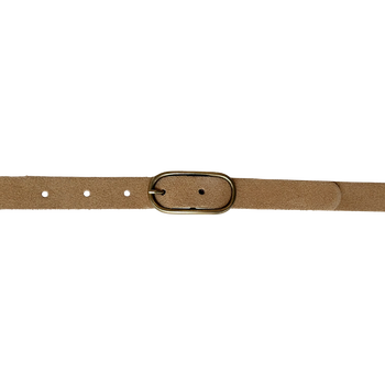 Luna slim belt - Butter yellow gold