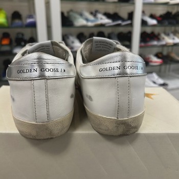 Golden Goose Men's Super-Star 'White Leather Black Nubuck Star' • Pre-Owned [6151] - view 7