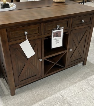 Theodore Wood 54 in. Server, Brown