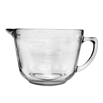 ANCHOR HOCKING GLASS BATTER BOWL